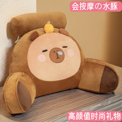 カピバラカピバラマッサージクッションぬいぐるみ抱き枕ぬいぐるみオフィスお昼寝高级感お祭りプレゼント