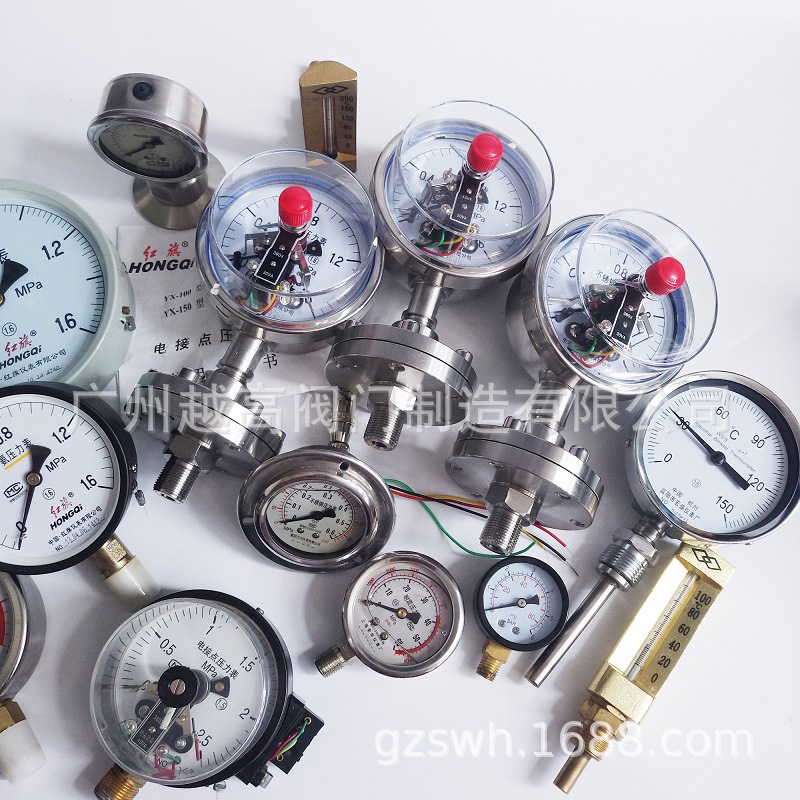 供应压力表 YN60BF防腐 耐酸不锈钢耐震压力表 保质保量