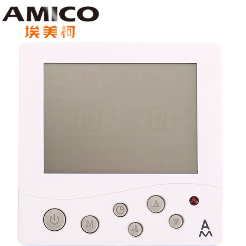 埃美柯温控器750A空调液晶面板温控器中央空调配套调速开关750B