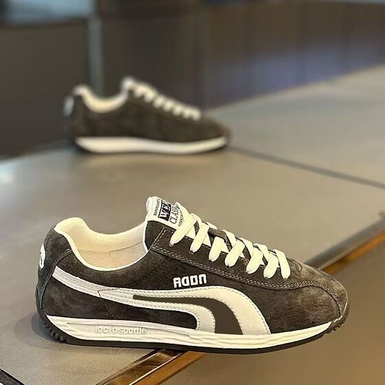 Argan shoes men's 2023 autumn popular matte leather casual fashion shoes fast hand super hot comfortable lightweight all-matching sneaker