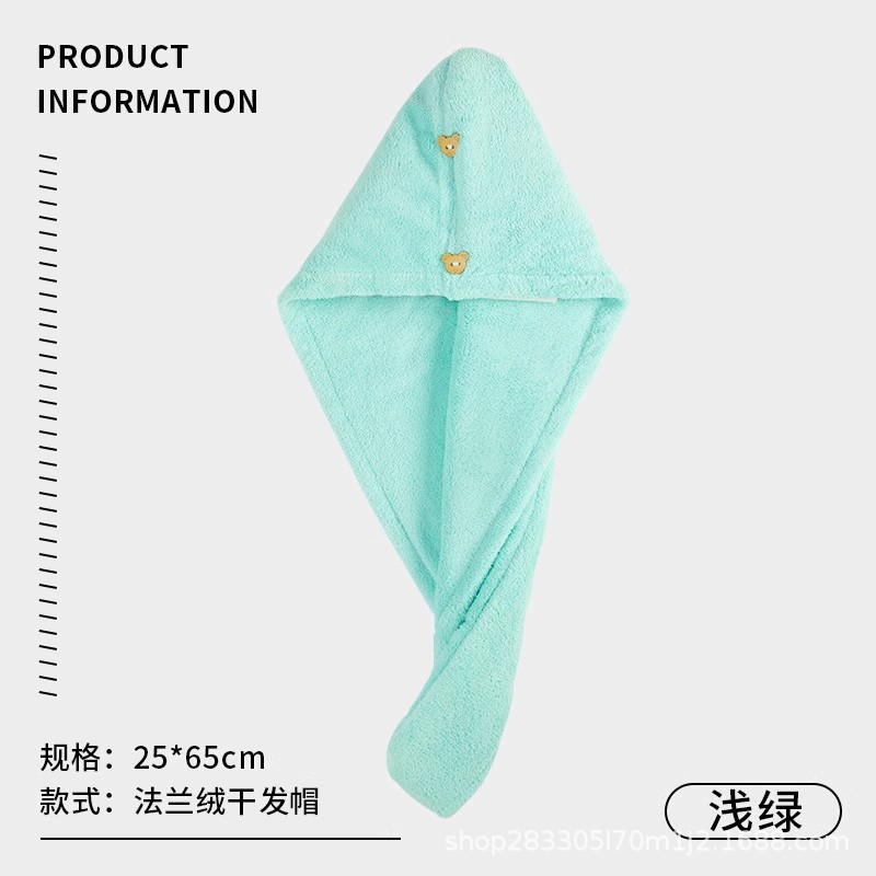 Sombrero de pelo seco para mujer, súper absorbente, secado rápido, engrosamiento, gorro de ducha de doble capa, champú, toalla para el cabello 2025 nueva toalla para el cabello seco