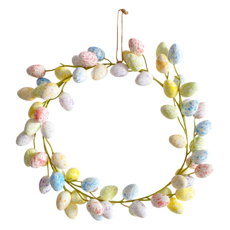 Guirnalda de Huevos de Pascua de 36 cm, Decoraciones Creativas de Pascua con Amor de Hong Kong 2025, Regalos de Pascua de Amazon