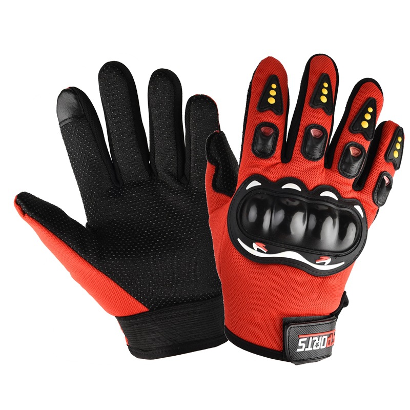 Guantes de motocicleta impermeables a prueba de caídas de invierno equipamiento de motocicleta locomotora hombre protector de montar medio dedo delgado pantalla táctil