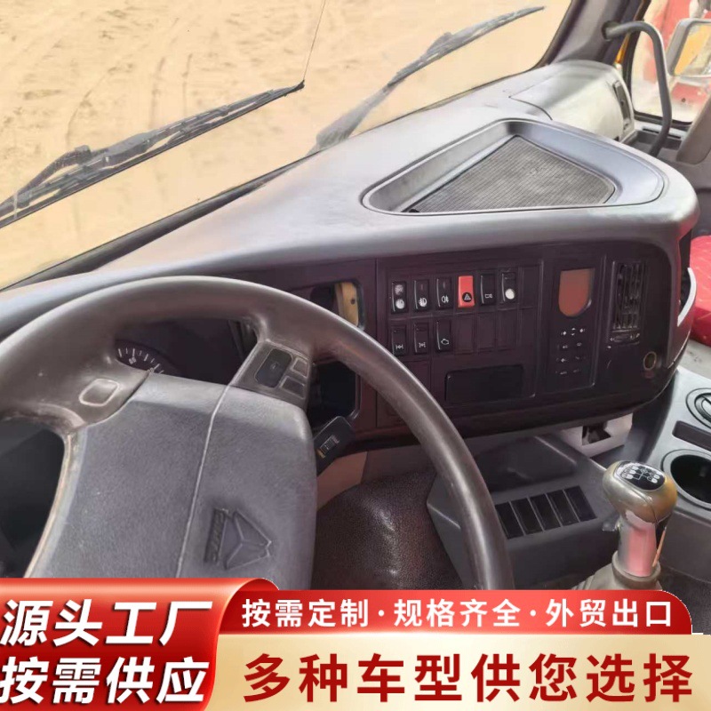Cross-Border Factory Direct Sales of China Heavy Duty Truck Howo 371 Horsepower National Ii Emission Rear Eight-Wheel Dump Truck