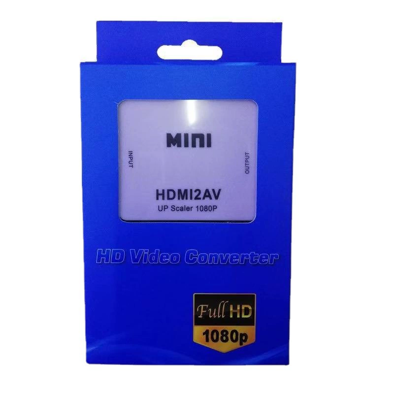 Преобразователь HDMI в AV, HDMI→AV HD-конвертер с поддержкой 1080p и выходом RCA