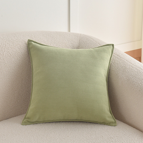 ins Snow Neil pillow/herringbone jacquard cushion internet celebrity extra thick pillow cover cream sofa bedside backrest