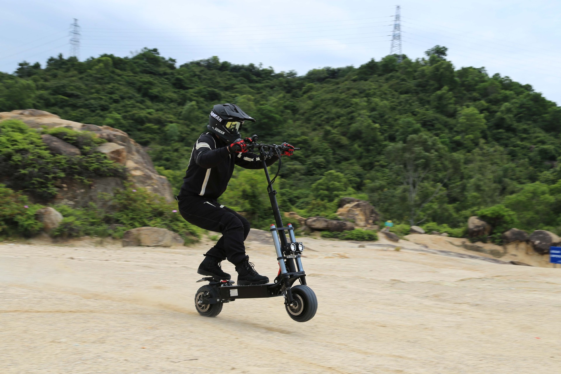 Source factory wholesale overseas warehouse in stock a generation of high-power foldable electric scooter