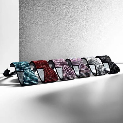 Cross-border car hook diamond pendant creative rear seat backrest hanging hidden hook car car hook