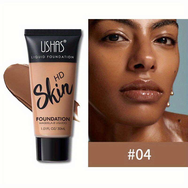 USHAS Comercio exterior Corrector transfronterizo Base líquida mate Ilumina Hidratante Control de aceite Impermeable Amazon Spot