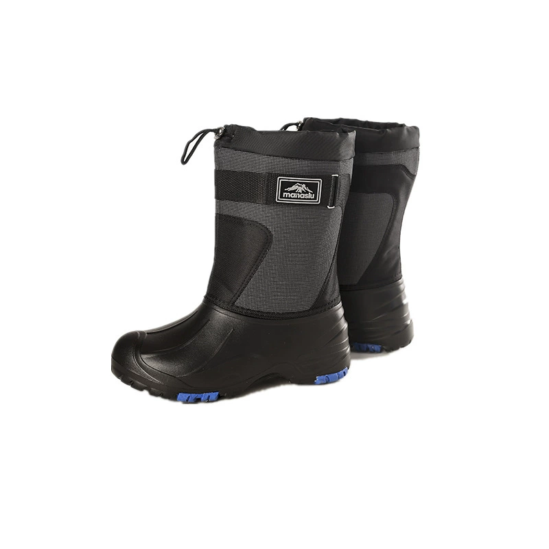 Men's Snow Boots, Insulated Waterproof Outdoor Boots, Lightweight 1.1 kg, Sizes 37–46