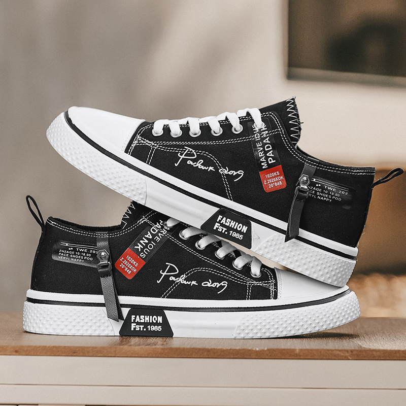 En nombre de los zapatos para estudiantes de verano nuevo estilo cómodo, transpirable, tacón plano, boca baja, color a juego, casual, estilo coreano, zapatos perezosos con cordones de todo fósforo