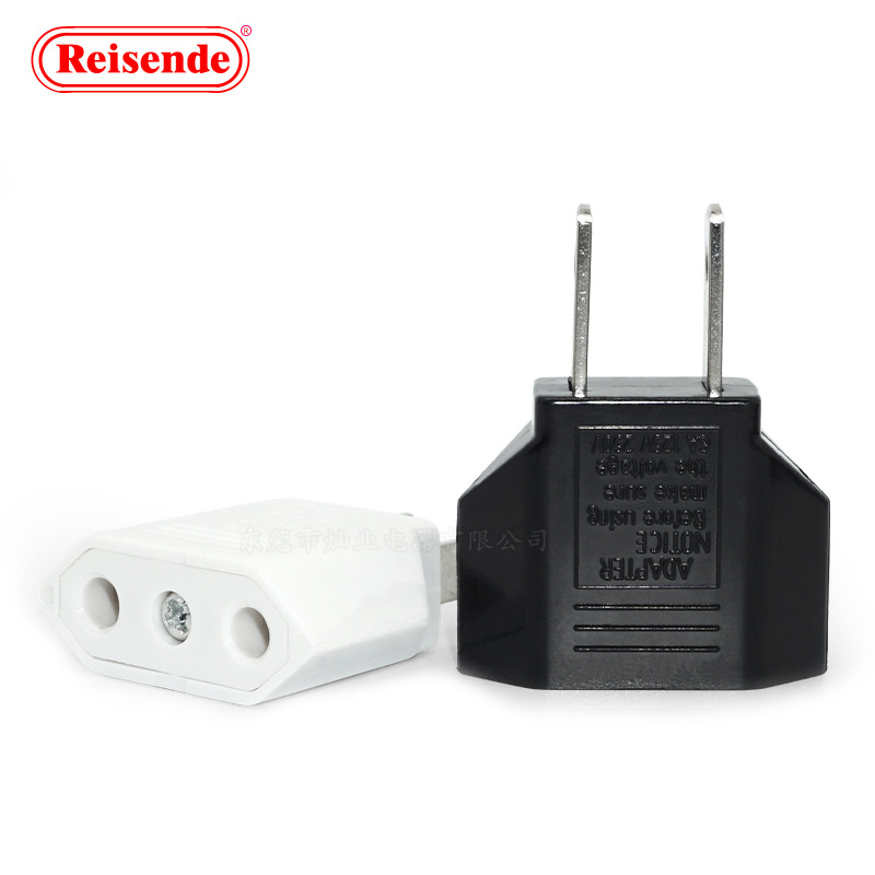 欧式转美式转接头 欧标转美标转换头 9618欧规转日规转插插头