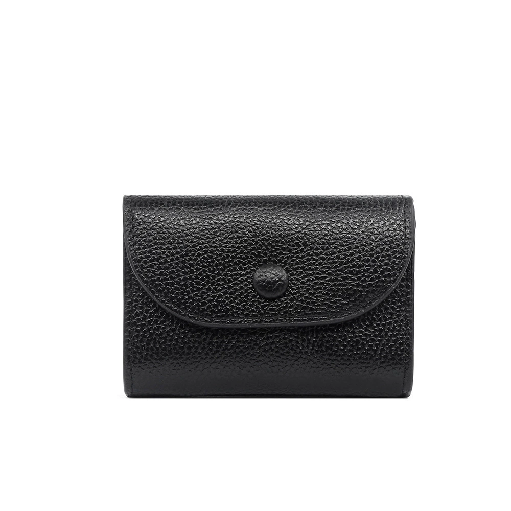 Модный вместительный держатель карт, мягкий полиуретановый маленький кошелек на молнии