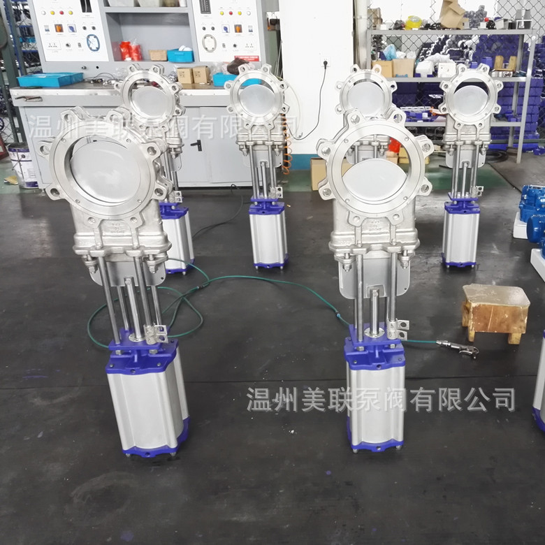 310S材质高温煤灰气动手动耐温1100度刀闸阀耐磨耐腐蚀插板阀