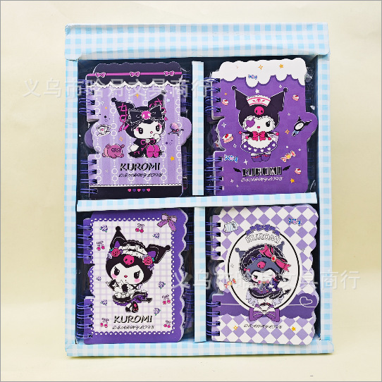 Rabbu A7 libro de bobina de flip-up lindo estudiante portátil cuaderno de mano horizontal cuaderno portátil para estudiantes de primaria
