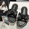 bow sandals  Korean Edition Summer Wind Exorcism ins tide 2022 new pattern fashion go out The thickness of the bottom Beach shoes