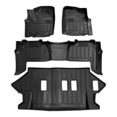 TPE rubber foot pad suitable for Nissan Toule patro Y62 left rudder car foot pad waterproof wear-resistant odorless (Modelə uyğun ayaqaltı) - tole-y62-foot-pads