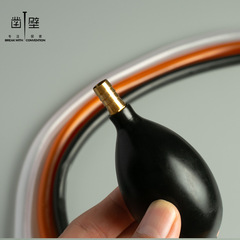 Tea tray drainage pipe with water-absorbing ball, pure copper joint, flexible tube, tea ceremony tea set accessories, factory direct sale