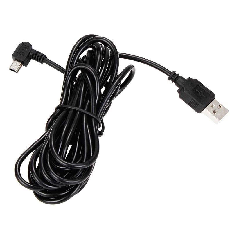 Автомобильный регистратор зарядный кабель 3,5 м USB автомобильный шнур питания T Port Mini 5P зарядный кабель локоть прямая головка