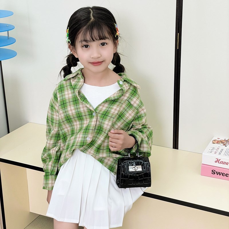 子供の韓国スタイルのチェーンバッグ 2025 新しいショルダークロスボディバッグ女の子コインアクセサリーバッグファッションレーザースクエアバッグ|undefined