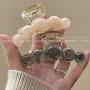 清透盘发适合珠子鲨鱼夹