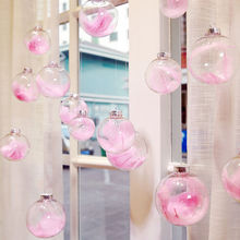 透明球掛飾店鋪布置羽毛球創意塑料網紅吊頂天花板掛件裝飾懸掛吊