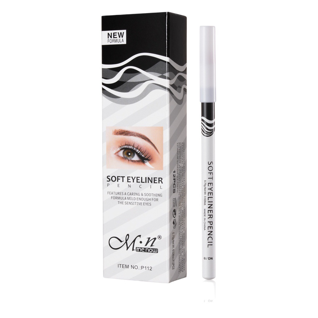 Menow Long-Lasting Waterproof White Silkworm Pen Eyeliner Cross-Border Beauty Cosmetics Oem Custom Factory Wholesale