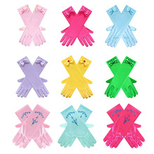 手套汇总组合链接公主全指演出手套女童春秋薄款弹力防晒婚纱长款