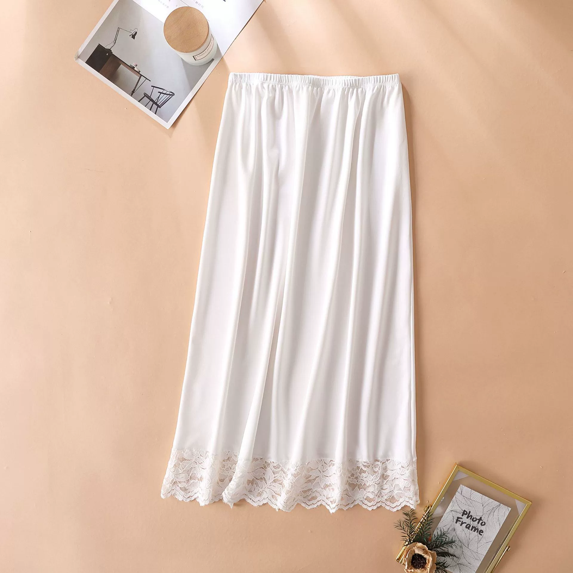 Трансграничная европейская и американская кружевная юбка, юбка с антистатической обработкой, юбка А-силуэта, средней длины, можно носить поверх юбки на подкладке.