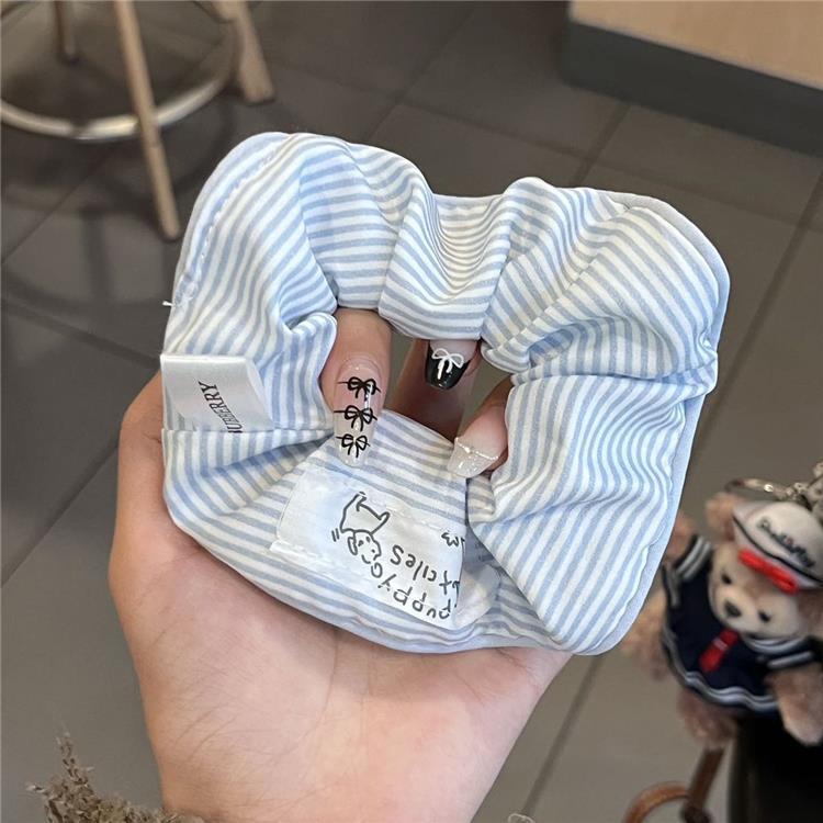 Cuerda para el cabello de intestino grueso retro francés para mujer, satén de alta gama, cuerda para el cabello coreana, cuerda para el cabello Mori, accesorios para el cabello, tocado grande