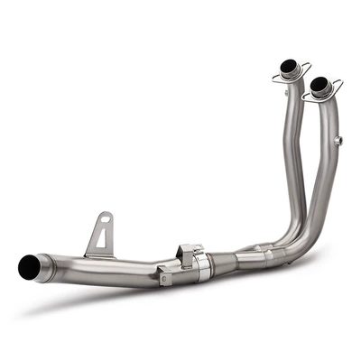 Modification, Stainless Steel Split Front: Motorcycle exhaust pipe