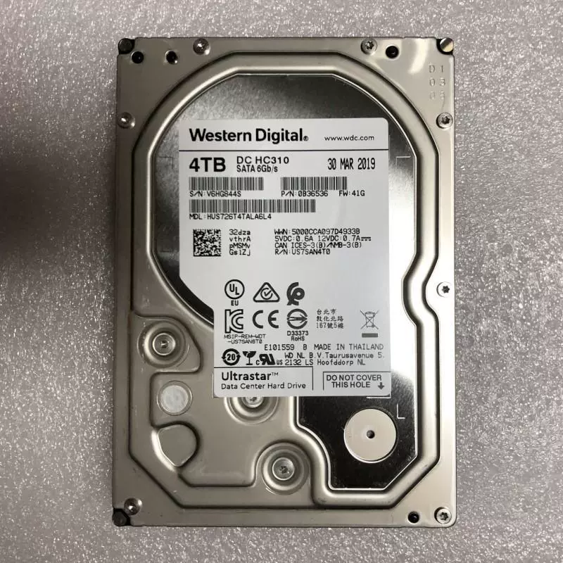 Шугуан/WD/Western/Data Hus726TALA6L4 4T Enterprise Disk Server NAS NAS