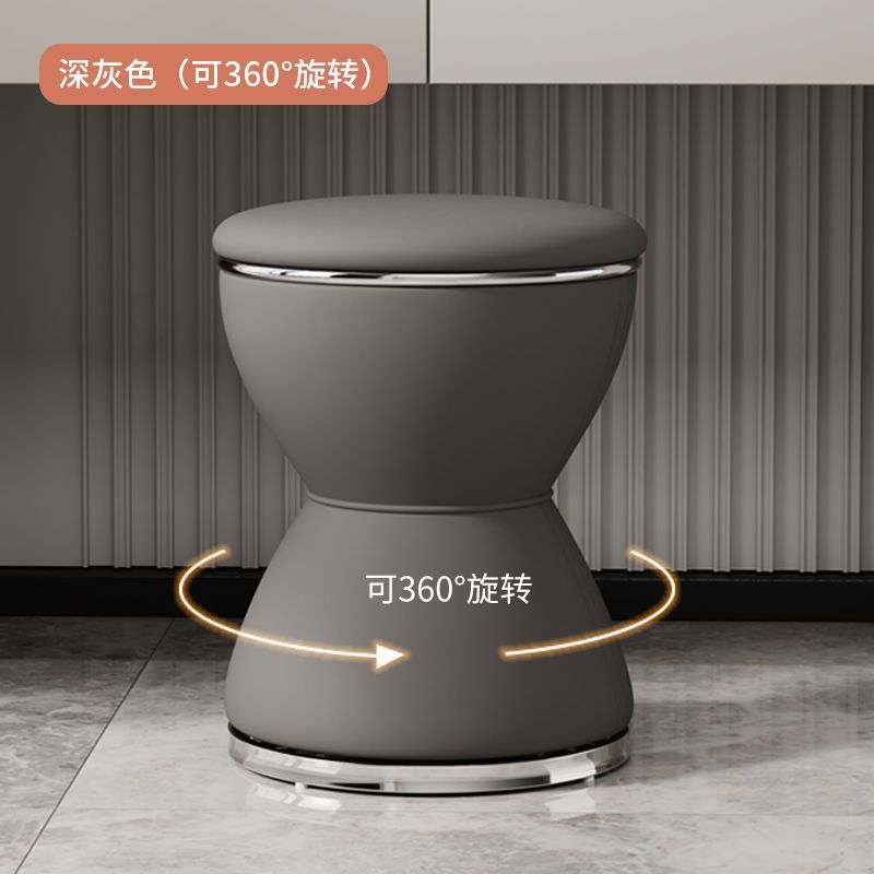 轻奢化妆凳卧室梳妆凳现代简约小户型家用梳妆台椅子高级感美甲凳|undefined