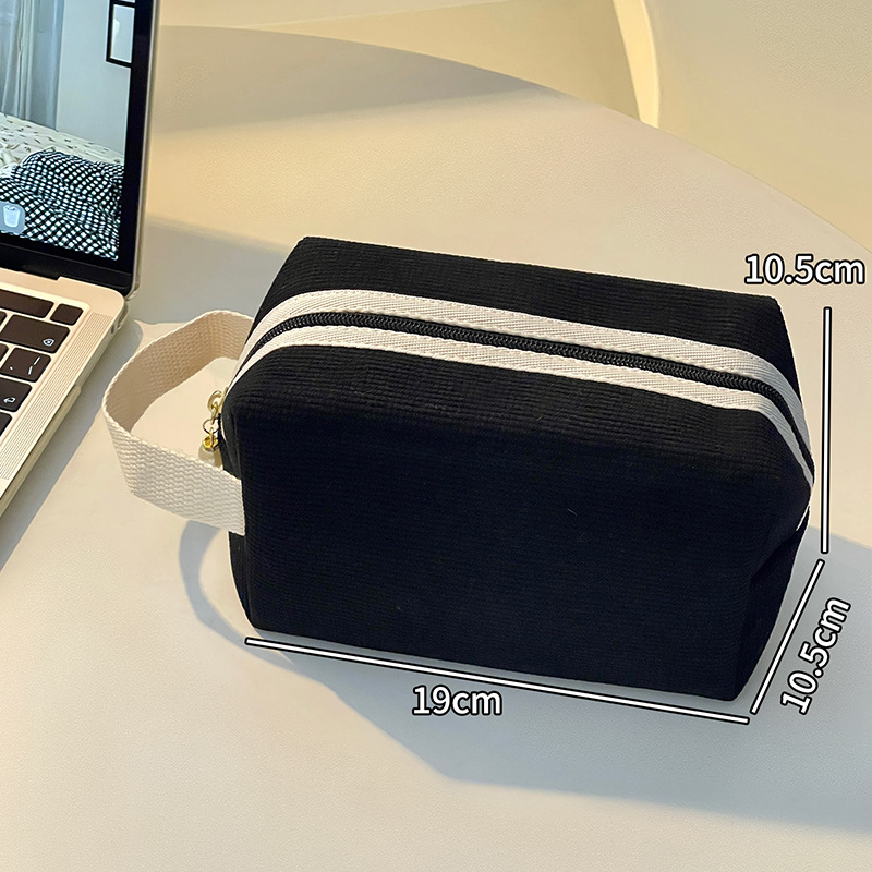 Nuevo bolso de maquillaje de velcro, bolso de lápiz labial portátil, bolso de lavado portátil de viaje, bolso de almacenamiento de gran capacidad y alto valor facial