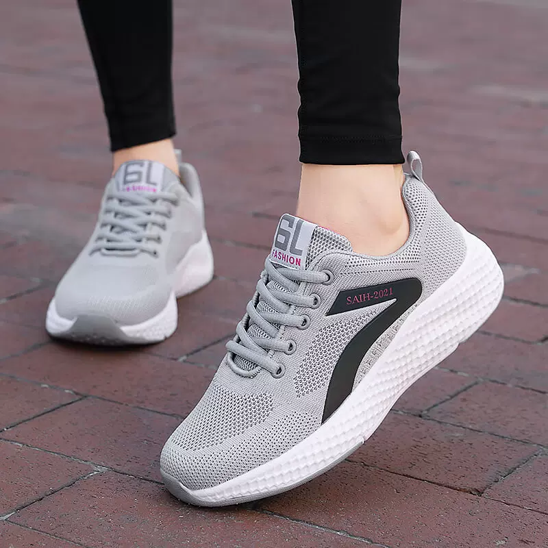 Breathable sports shoes, casual footwear, 2023, autumn, trend of season, for running, soft sole, plus size
