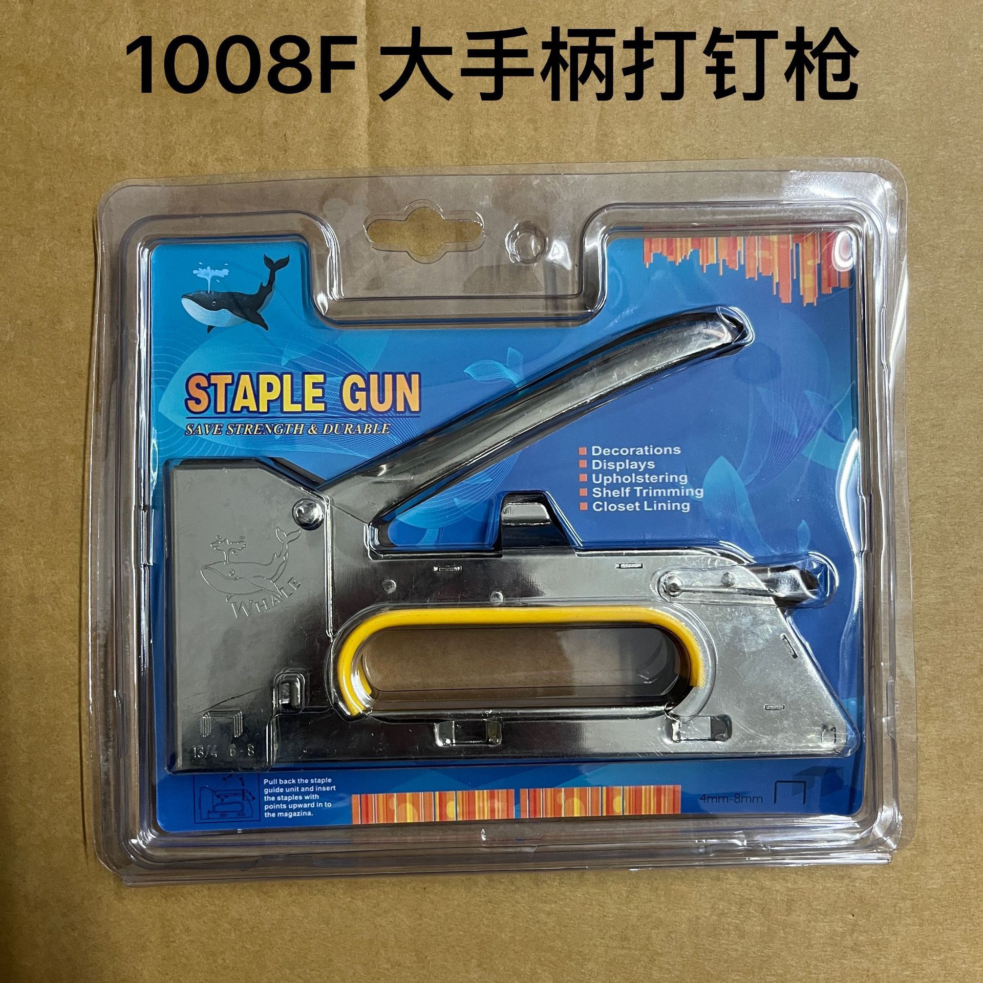 FUENTE fabricante código manual pistola de clavos código de exportación pistola de clavos código 1008F pistola de clavos código ballena pistola de clavos