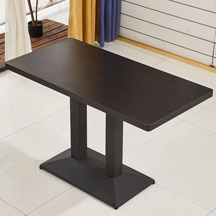 Milk Tea Shop Kfc Dining Table Catering Snack Shop Noodle Shop Breakfast Hall Popular Restaurant Table and Chairs Rectangular Fast Food Table