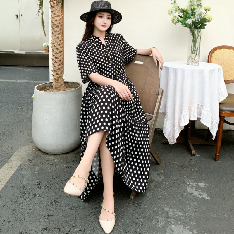 Anstq1122 Cross-Border Bohemian Floral Dress with Elastic Waist for Travel, Slimming Long Dress for Slightly Chubby Pregnant Women Anstq1122 Cross-Border Bohemian Floral Dress with Elastic Waist for Travel, Slimming Long Dress for Slightly Chubby Pregnant Women