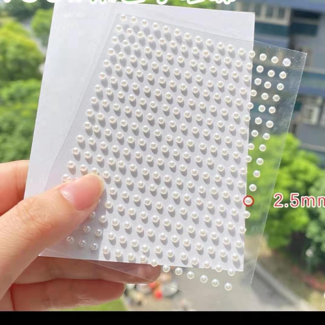 Ojo transfronterizo rhinestone perla fiesta pegamento-libre ceja pegatina ojo frente cara rhinestone pegatina acrílico diamante cara pegatina