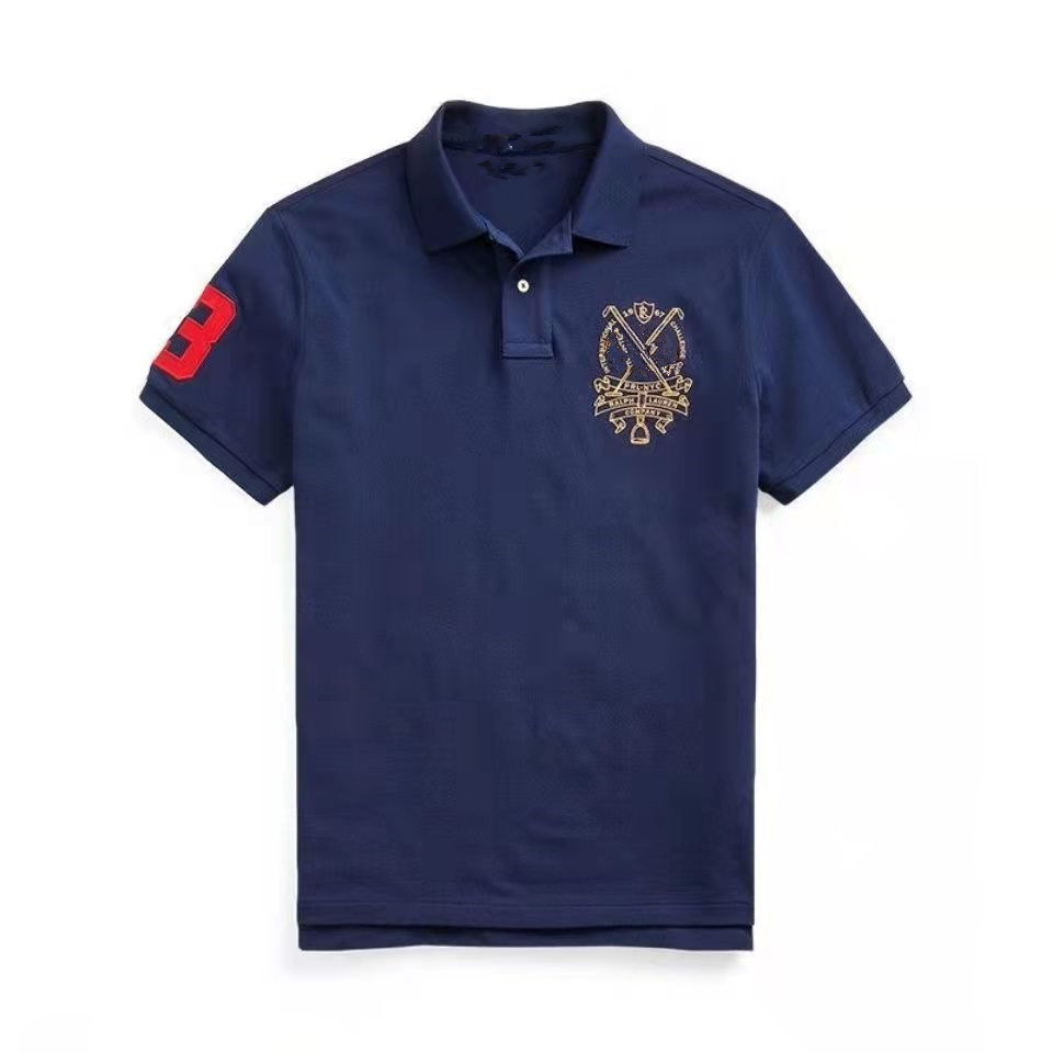 Polo Shirt Men's Golf Shirt Street Short-sleeved Shirt Fashion Casual Shirt Explosions