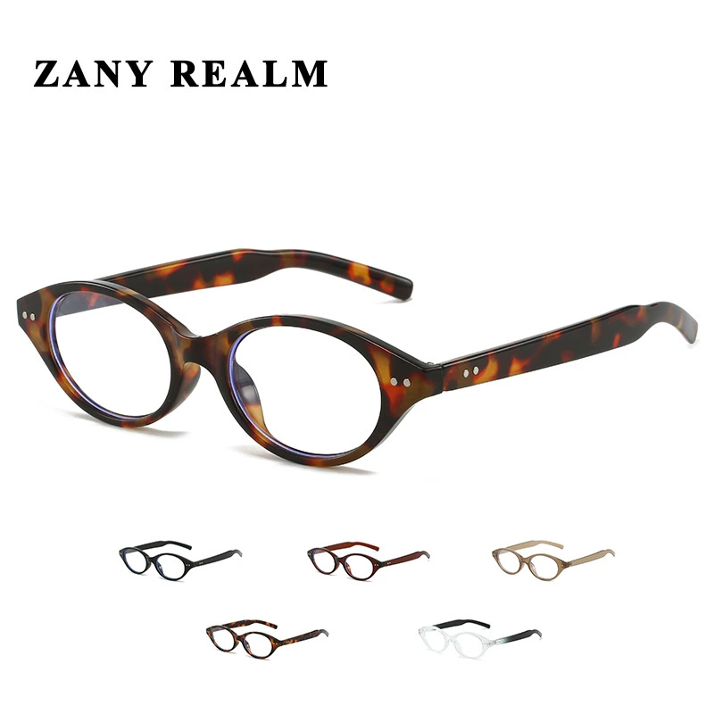 Oval Glasses Frame Retro Thin, Anti-Blue-Light Digital Decorative Frames — Multi Colors