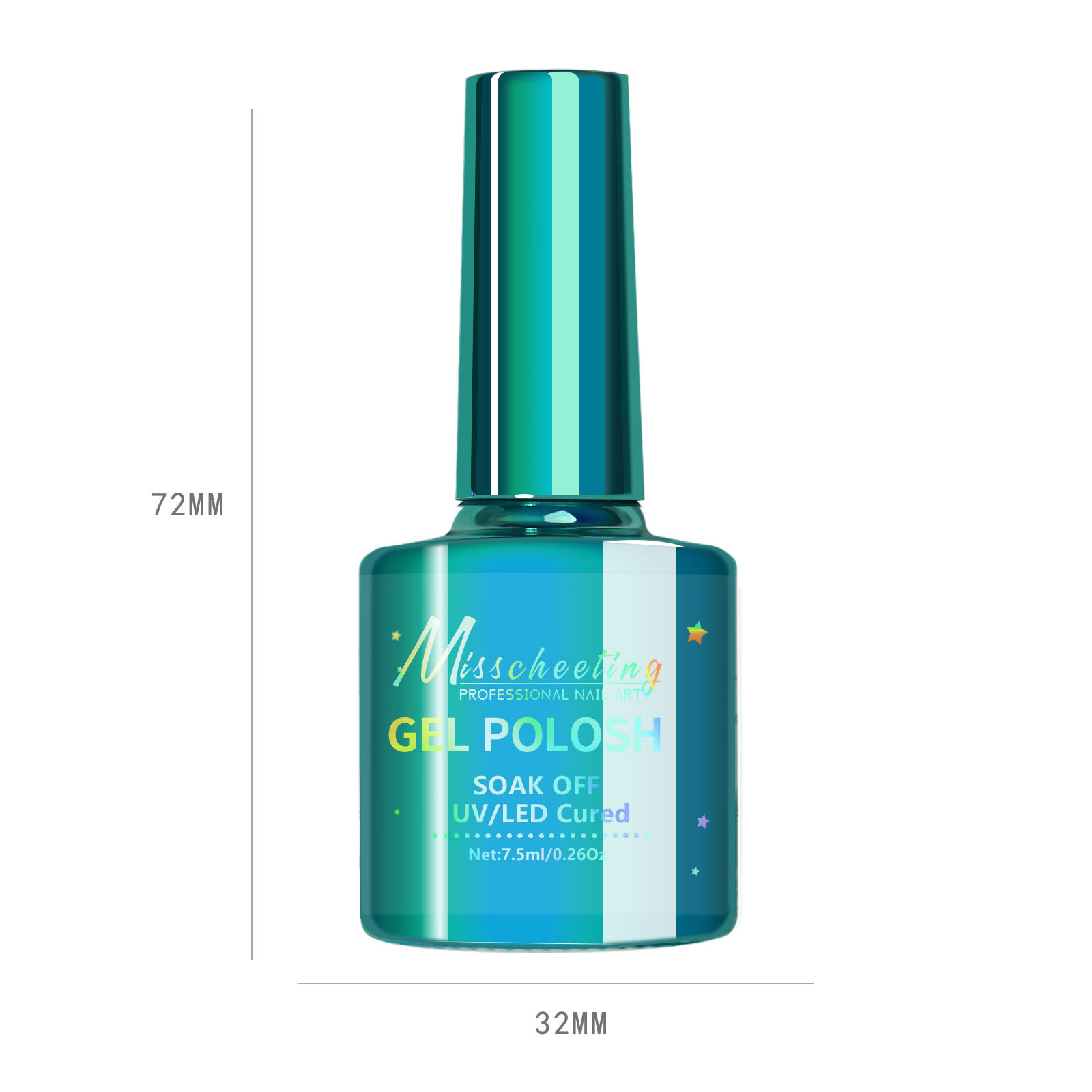 Gel ojo de gato 12D con gemas, gel ojo de gato meteoro deslumbrante, gel de esmalte de uñas láser, venta al por mayor de fabricante de salones de uñas.