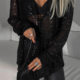 Spring/Summer 2024 New European and American Beaded Jacket Lel Long Sleeve Cardigan Basic Cross-border Women's Shirt Jacket