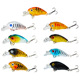 2 Pcs Small Deep Diving Crankbaits 38mm 8g Hard Artificial Baits Minnow for Bass Pesca Carp Perch Fishing Lures Tackle