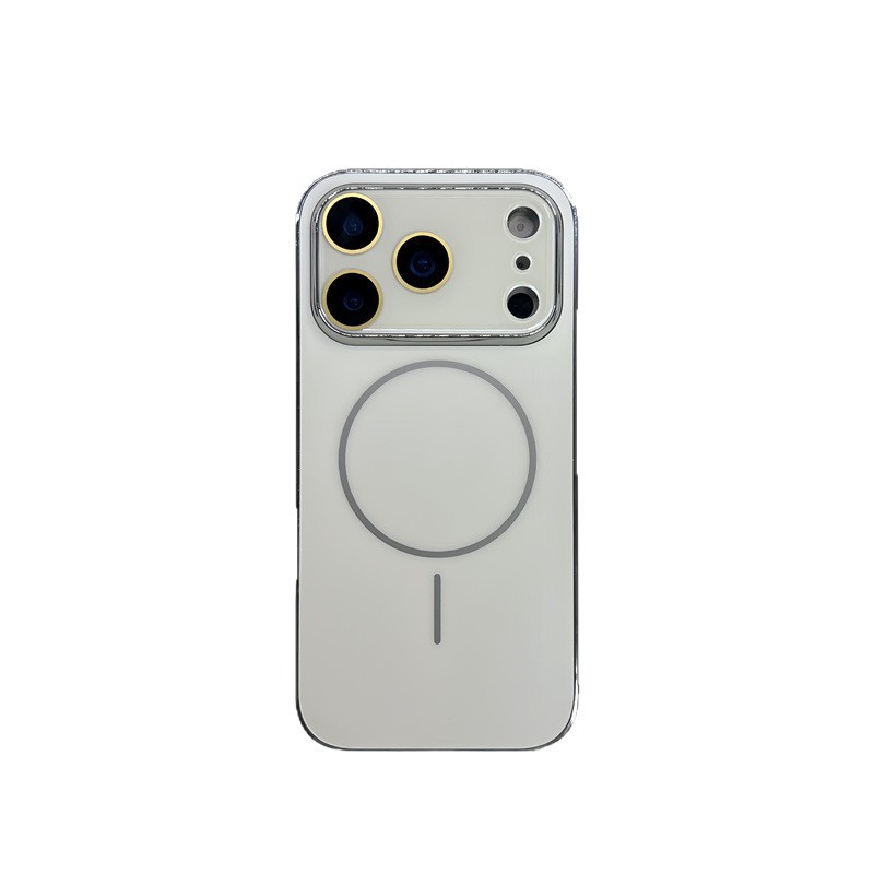 Manzana 17Promax succión magnética caso de teléfono 15pro chapado 16Promax cubierta protectora image 6