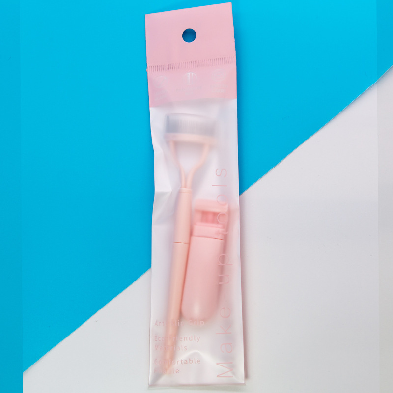 Cepillo de cejas de dientes de acero curvados Cepillo de pestañas de aguja de acero Peine de pestañas Injerto Plantación de pestañas Peinado de pestañas Herramientas de belleza Transfronterizo