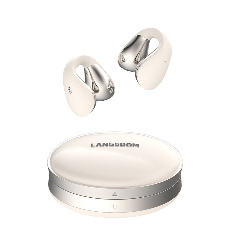 Los nuevos auriculares Bluetooth con clip para la oreja TS02 de LANTON son deportivos durante mucho tiempo, sin dolor, auriculares Bluetooth con reducción de ruido de llamadas HD