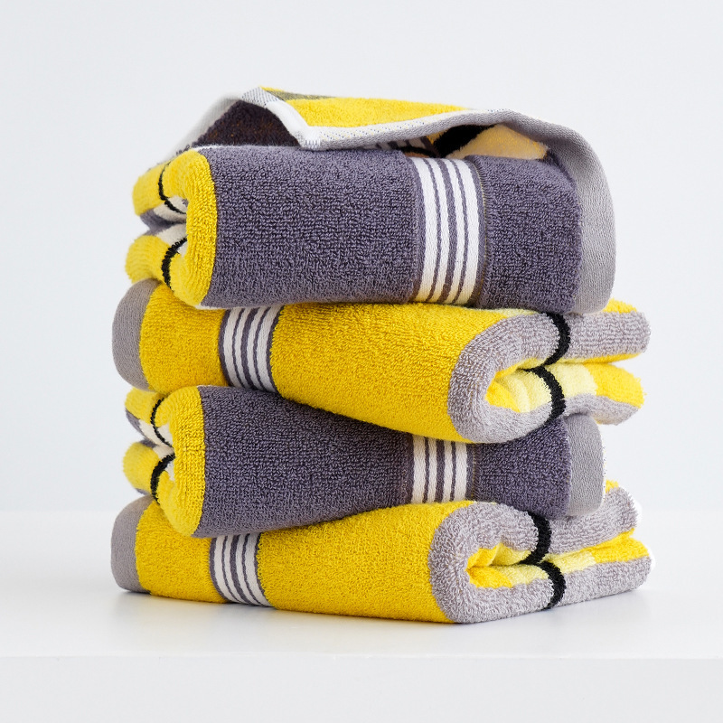 Towel cotton thickened adult face wash soft absorbent stain-resistant supermarket gift combed cotton gift face towel wholesale