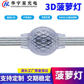 批发菠萝灯3D菠萝灯户外防水3D菠萝灯景观网红打卡地装饰3D菠萝灯