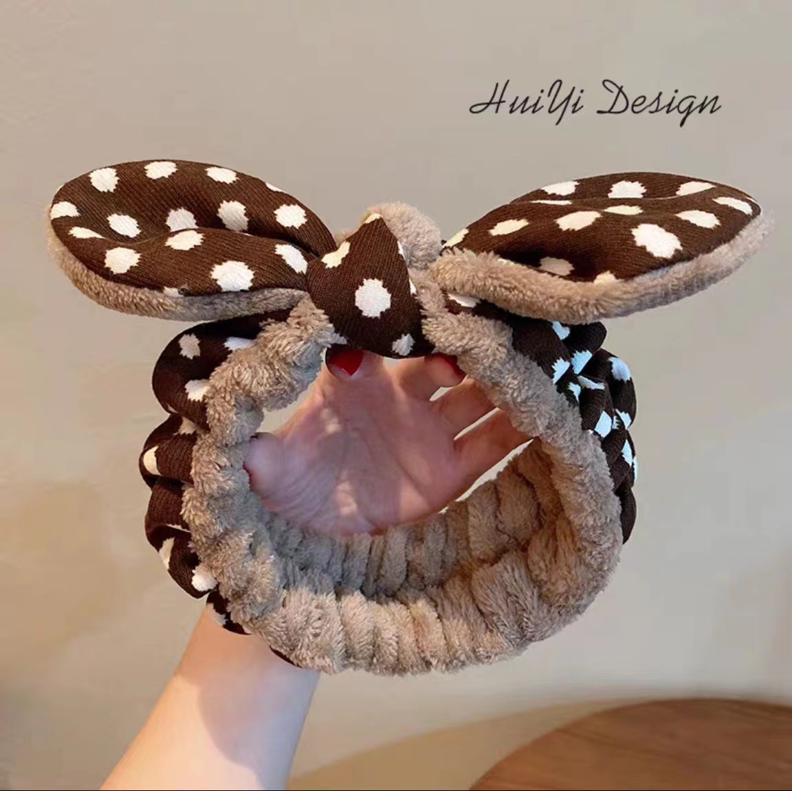 Lavado de la cara banda de pelo de moda femenina Coreana Red diadema roja estudiante dulce Linda máscara de maquillaje banda de pelo horquilla